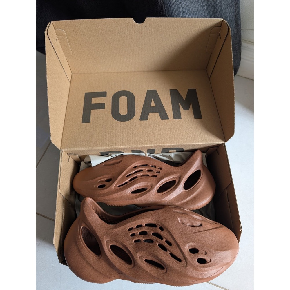 Adidas Yeezy Foam Runner Clay Red HP5335 Mens 12 Slip On Clog Comfort Street - Picture 5 of 6